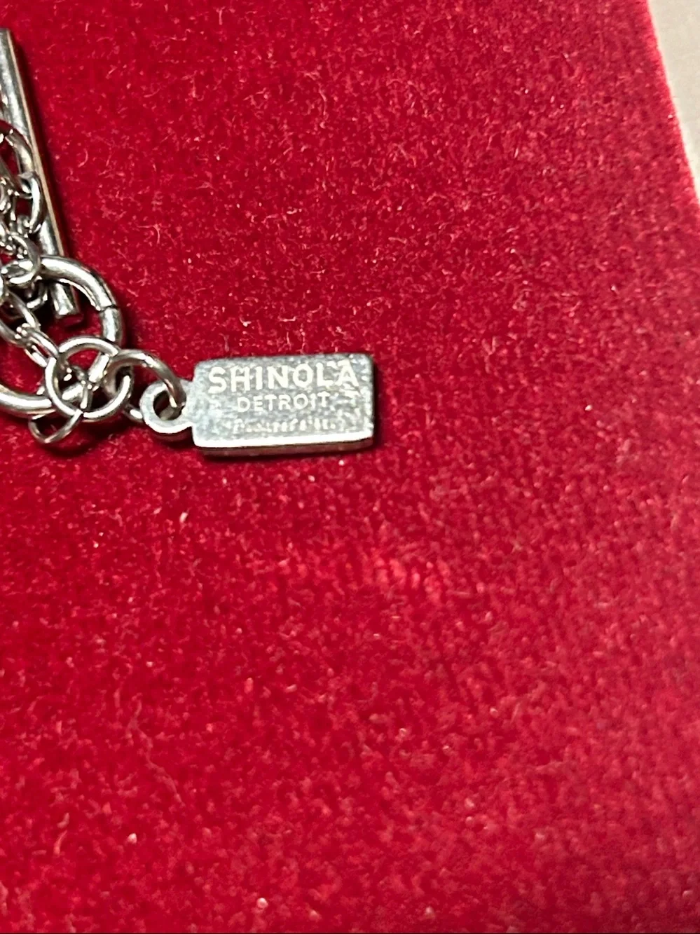 Shinola Sterling Silver Figaro Chain Necklace - Silver